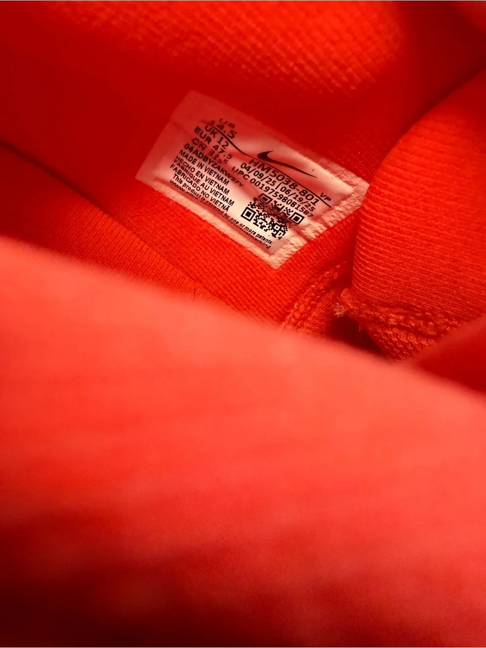 Nike Sabrina 2 TB Player Promo PE Team Orange HM5038-801 Wmns 14.5 Mens 13 New